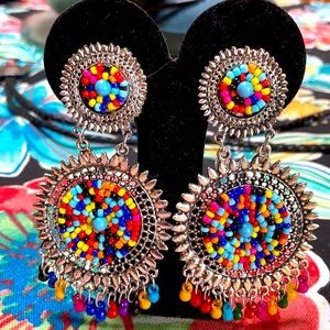 Bollywood Multi Color Jhumki